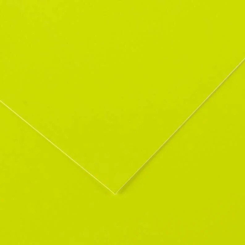 Canson Guarro Pack de 25 Cartulinas Iris de 185g - 50x65cm - Color Amarillo Fluo