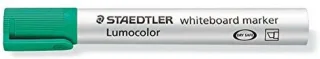 Staedtler Lumocolor 351 Marcador para Pizarra Blanca - Punta Biselada 2 - 5mm Aprox - Secado Rapido - Color Verde · Pack de 10 uds.