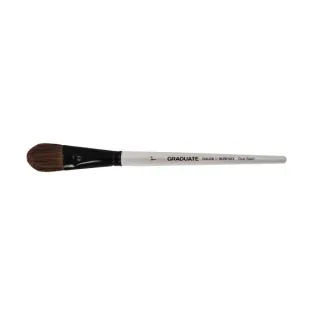 Daler Rowney Graduate Pincel Acuarela - Mezcla de Pelo de Pony y Sintetico - Mango Corto - Oval Lavis 1" · Pack de 3 uds.