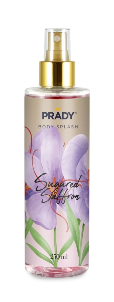 Prady Body Splash Sugared Saffron - Frasco de 250 ml - Spray Pulverizador