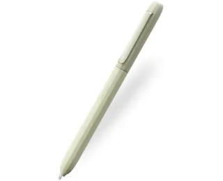 Faber-Castell Avori Boligrafo de Mecanismo Giratorio XB - 92% de Plastico Reciclado - Clip Metalico Solido - Color Verde