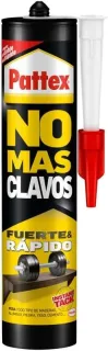 Pattex No Mas Clavos Cartucho 370gr - Adhesivo de Montaje Extra-Fuerte - Elimina la Necesidad de Clavos y Tornillos - Ideal para Trabajos de Bricolaje y Reparacion