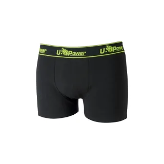 Upower Boxer Calzoncillos Boxer de Algodon Suave - Talla 2XL - Elastico Resistente, Transpirables, Resistencia al Lavado, Paquete de Tres - Color Negro Carbon