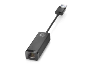 HP Adaptador USB 3.0 a Gigabit RJ45 G2 - USB‑A a Ethernet 10/100/1000 - Conectividad de Red Estable - Plug & Play - Diseño Compacto y Portatil - Color Negro