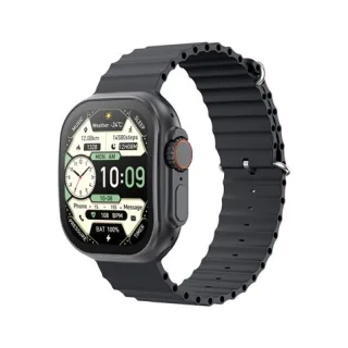 XO M11 Ultra Reloj Inteligente Smartwatch Pantalla Cuadrada 2,01" Curva - Llamadas BT - NFC - Multideporte - Tensiometro, Pulsometro y Control de Oxigeno - Cargador Magnetico - Color Negro