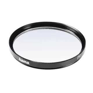 Hama Filtro Ultravioleta de 72mm Recubrimiento Doble - Cristal Optico - Color Negro