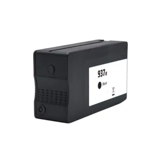 Generico HP 937e XL Negro Cartucho de Tinta Pigmentada - Reemplaza 4S6W9NE/4S6W5NE