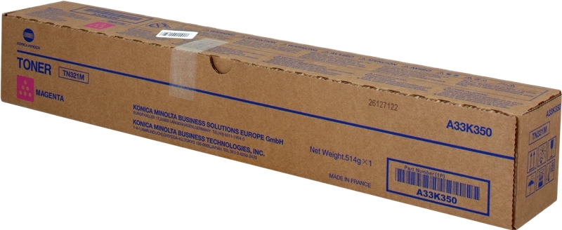 Konica Minolta TN321 Magenta Cartucho de Toner Original - TN321M/A33K350