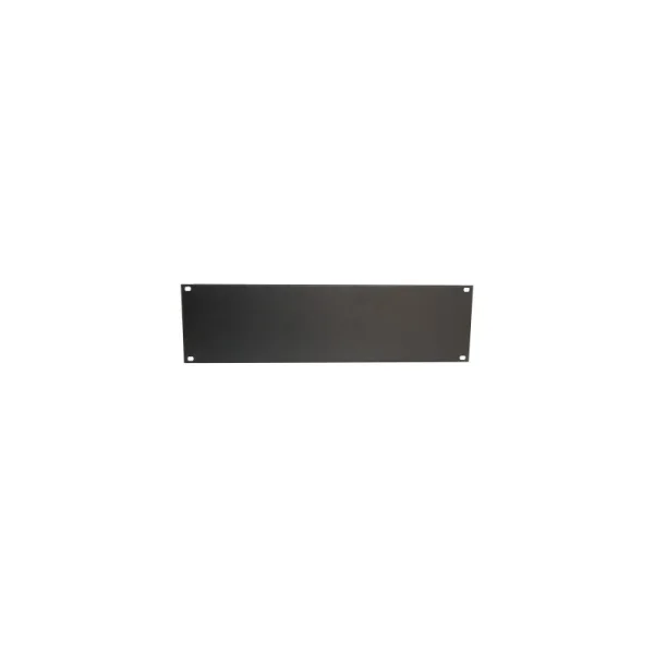 WP Tapa Delantera para Armario 3U - 490x15x145mm - Color Negro