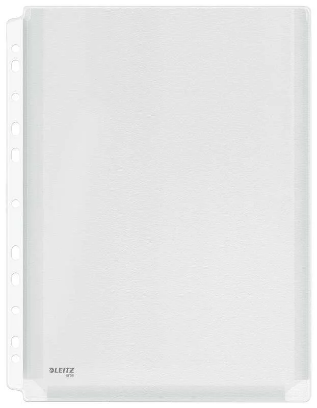 Esselte Fundas Fuelle Estandar A4 PVC Liso Multitaladro-11 - Capacidad 200 Hojas - Transparente (170 Micras)