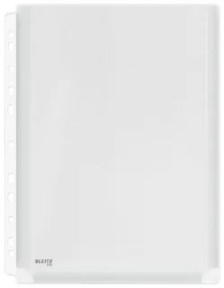 Esselte Fundas Fuelle Estandar A4 PVC Liso Multitaladro-11 - Capacidad 200 Hojas - Transparente (170 Micras)