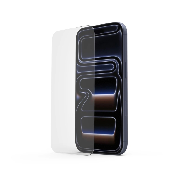 Hama Cristal Protector para iPhone 17 Pro - Antihuellas - Base de Montaje - Vidrio de Seguridad - Grado de Dureza 9H - Color Transparente
