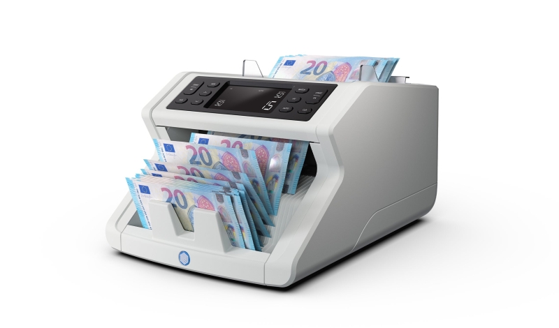 Safescan 2210 (G2) Contadora de Billetes - Cuenta 1.000 Billetes por Minuto - Funciones Automatizadas - Verifica los Billetes