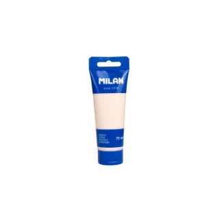 Milan Tubo de Pintura Acrilica 75ml - Pigmentos de Alta Calidad - Mezclable - Color Rosa Palido · Pack de 6 uds.