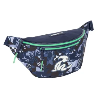 Safta el Niño Navy Bolsa de Cintura - Cremallera - Cintas Ajustables - 2.49L - 230x90x120mm - Color Azul Marino