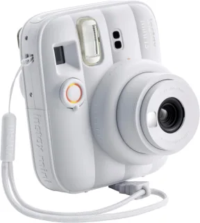 Fujifilm Instax Mini 13 Clay White Camara Instantanea - Tamaño de Imagen 62x46mm - Flash Auto - Exposicion Automatica - Mini Espejo para Selfies - Modo Primer Plano
