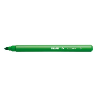 Milan Junior Marcador Fluorescente - Punta Biselada 1 - 4mm - Color Verde · Pack de 22 uds.