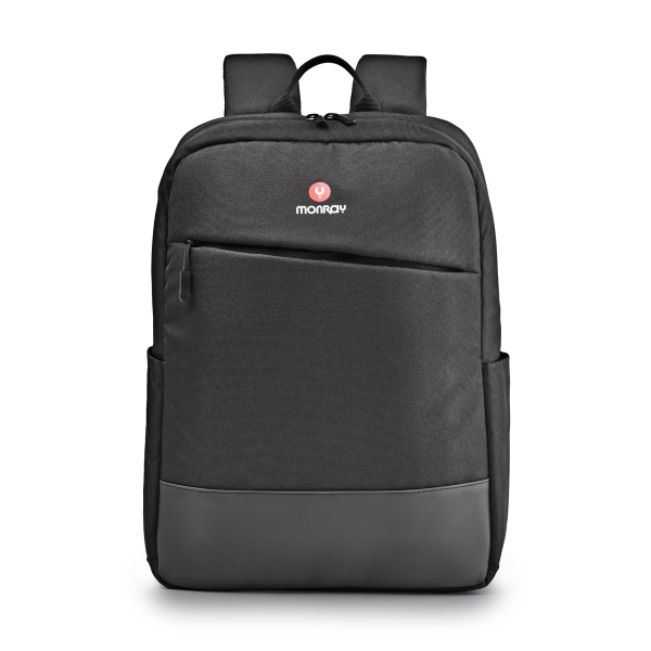 NGS Monray Sacks Venture Mochila para Portatil hasta 15.6" - Suave Acolchado Interno - Resistente al Agua - Bolsillo Exterior + 2 Bolsillos Laterales - Color Negro
