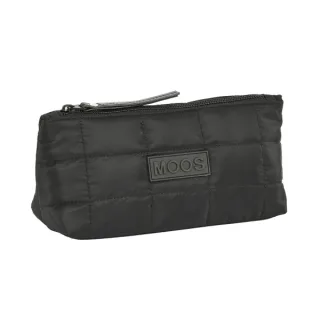 Safta Moos Capsula Neceser Compacto de 2L - Cremallera - Cuadradro - Acolchado - 230x80x120mm - Color Negro