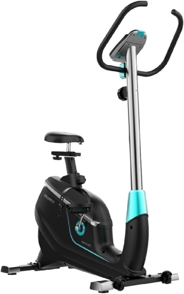 Cecotec DrumFit Cycle 9000 Talos X Bicicleta Estatica con Volante de 9kg - Resistencia Magnetica - Sillin Ajustable - Pantalla LCD Multifuncion - Soporte para Dispositivos - Color Negro