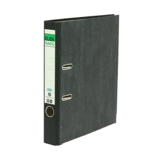 Elba Rado Archivador Palanca - Tamaño A4 - Capacidad de 50mm - Diseño Clasico Jaspeado · Pack de 20 uds.