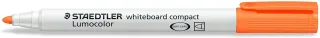 Staedtler Lumocolor 341 Marcador para Pizarra Blanca - Punta Biselada 1 - 2mm Aprox - Secado Rapido - Color Naranja · Pack de 10 uds.