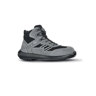 Upower Florida S Calzado de Seguridad Botines - Talla 35 - Empeine en Gamuza, Textile Ultrarrespirable, Puntal AirToe Composite, Antiperforacion, Antideslizante, Suela PU/PU, Proteccion S1PS