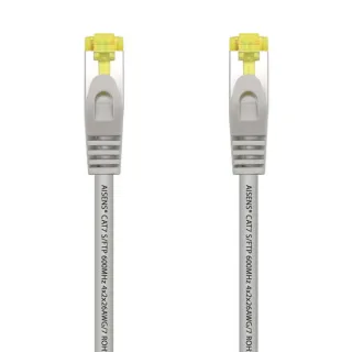 Aisens Cable de Red Latiguillo RJ45 LSZH Cat.7 600 Mhz S/FTP PIMF AWG26 - 0.5M - Color Gris