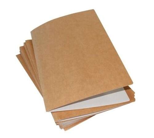 Mariola Pack de 50 Subcarpetas Kraft- Blanco 220gr - Formato Folio - Color Marron/Blanco