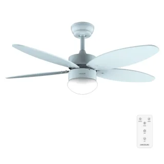 Cecotec EnergySilence Aero 4260 Full Sky Ventilador de Techo con 5 Aspas Reversibles y Luz - 40W - Diametro de 42" - 3 Tonos LED - Mando a Distancia - Temporizador - 6 Velocidades - Color Az