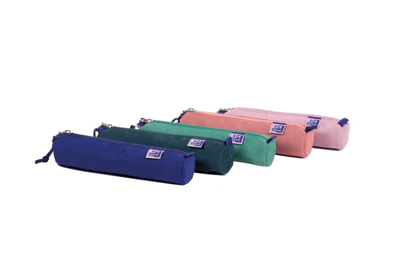 Oxford Estuche Oxftouch Redondo Pequeño - Resistente al Agua - Tamaño Compacto - Cierre Seguro · Pack de 12 uds.