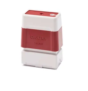Brother PR1438R6P Pack de 6 Monturas de Sellos Originales - 14x38mm - Color Rojo