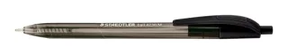 Staedtler 4230 M Boligrafo Retractil - Punta 1mm - Ancho de Linea Medio - Diseño Triangular - Color Negro · Pack de 10 uds.
