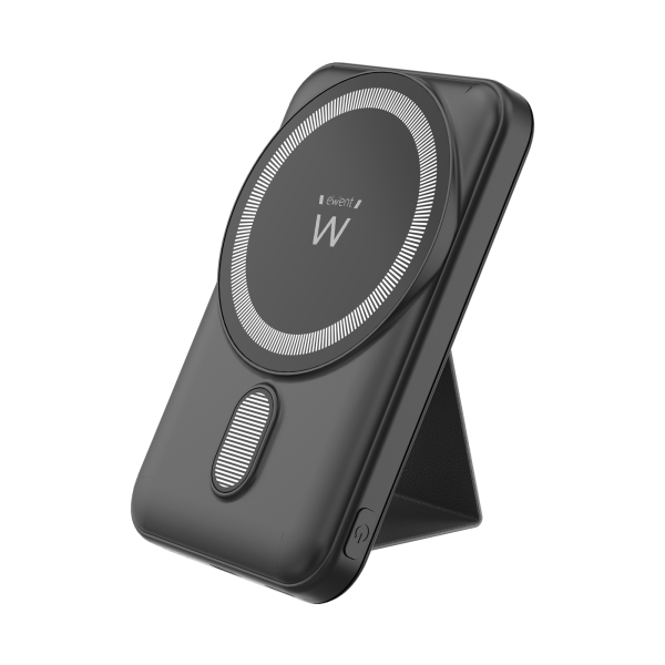 Ewent EW1162 Powerbank Magsafe 10000mAH 22.5W PD y QC - USB-C, USB-A - Color Negro