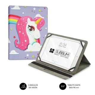 Subblim Funda Tablet Universal Trendy 9.6" a 11" - Posicion Stand con 2 Angulos de Vision - Soporte Antideslizante - Colores Varios