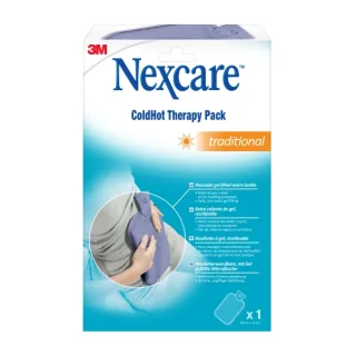 Nexcare Coldhot Therapy Bolsa Caliente de Gel - No Toxico - Acabado en Tela - Reutilizable - Color Azul Marino