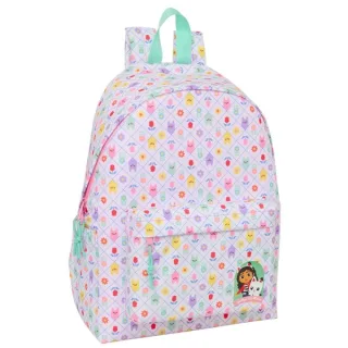 Safta Gabby's Dollhouse Mochila para Portatiles hasta 14.1" - Portabotellas - Cremallera con Doble Tirador - Asa de Mano - Bolsillo Frontal - Acolchada - 31x43x13cm - Color Lavanda