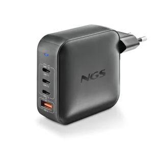 NGS CARGADOR ULTRARAPIDO165W 4 PUERTOS 3USB-C 1 US