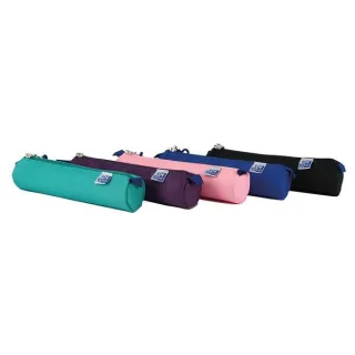 Oxford Kangoo Teens Estuche Redondo Pequeño - Goma Elastica para unirlo al Cuaderno - Colores Surtidos · Pack de 5 uds.