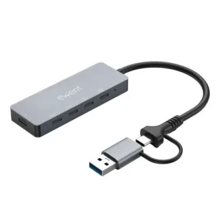 EWENT Hub Tipo C 3.2 Gen2 4 en 1