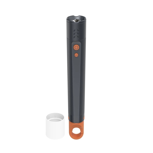 Hama Flx1000 Linterna LED - Potencia 50W - 1000 Lumenes - Funciona con 6 Pilas AAA - IP44 - Color Gris