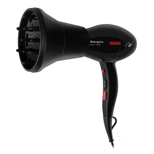 Orbegozo SE 2205 Secador Profesional - Potente Motor AC - Golpe de Aire Frio - 2 Concentradores y Difusor - Proteccion contra Sobrecalentamiento - Diseño Elegante y Seguro para un Secado Pro