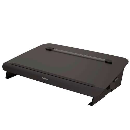 Fellowes Hana Soporte y Atril - Guia Magnetica de Lectura - Diseño Elegante y Duradero - Hasta 5kg - Color Negro