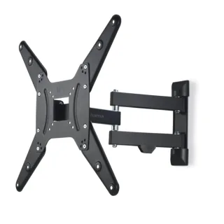 Hama Soporte de Pared para TV hasta 65" - Peso Max 25kg - Inclinable - Giratorio - VESA 400x400mm - Acero - Gestor de Cables - Color Negro