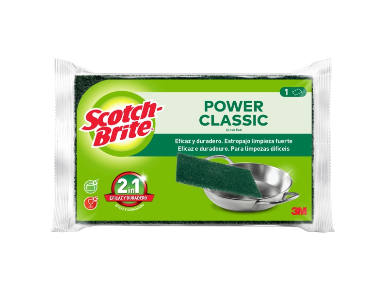 Scotch-Brite Classic Estropajo de Cocina - Color Verde Oscuro