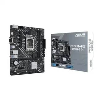 Asus Prime H610M-D D4 Placa Base Intel1700 2x DDR4 - HDMI, M.2, PCIe3.0, 4x Sata III, USB 3.2, MicroATX