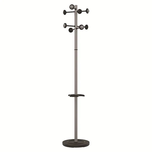 Unilux Perchero Accueil - Elegante Diseño Moderno - Resistente y Duradero - Ideal para Colgar Abrigos y Accesorios - Color Gris Metalizado