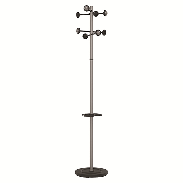 Unilux Perchero Accueil - Elegante Diseño Moderno - Resistente y Duradero - Ideal para Colgar Abrigos y Accesorios - Color Gris Metalizado