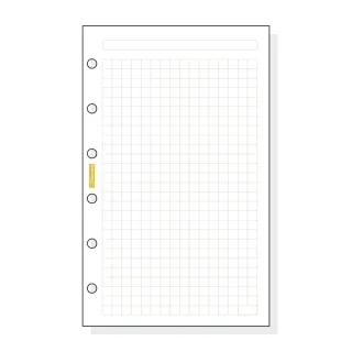 Finocam C340 Recambio para Agendas Classic - Cuadriculado - Formato 603 - 79x127x5mm - Color Blanco