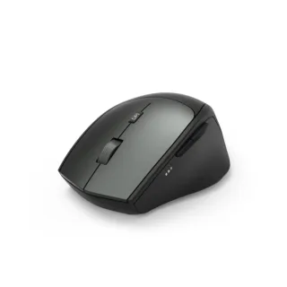 Hama Raton Optico Inalambrico para Diestros 2400dpi - 6 Botones - Rango 10m - Silencioso - USB-A RF 2.4GHz - 7x4.2x10.3cm - Color Negro y Gris